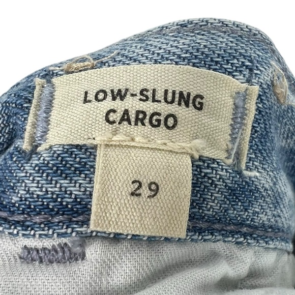 MADEWELL Low Slung Cargo Wide Leg Light-wash Loose fit Jeans 29 - Picture 5 of 11